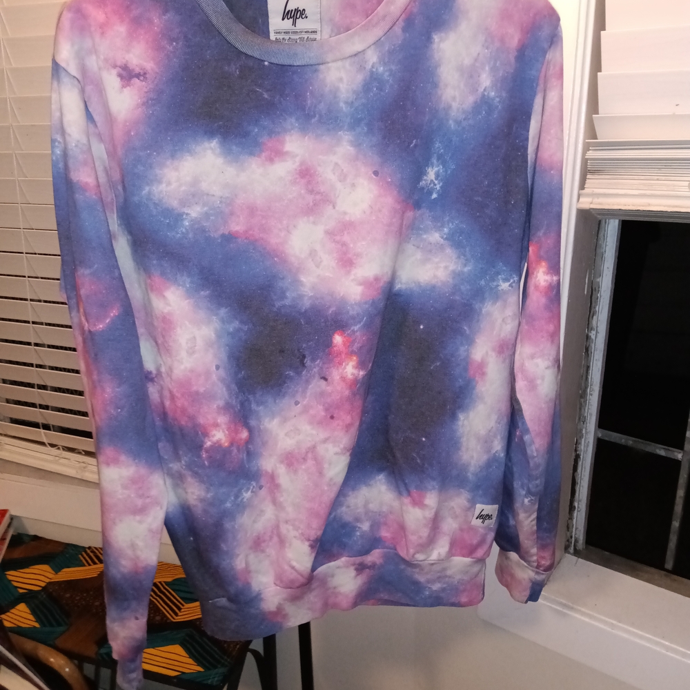 Hype Cosmic Print Sweatshirt